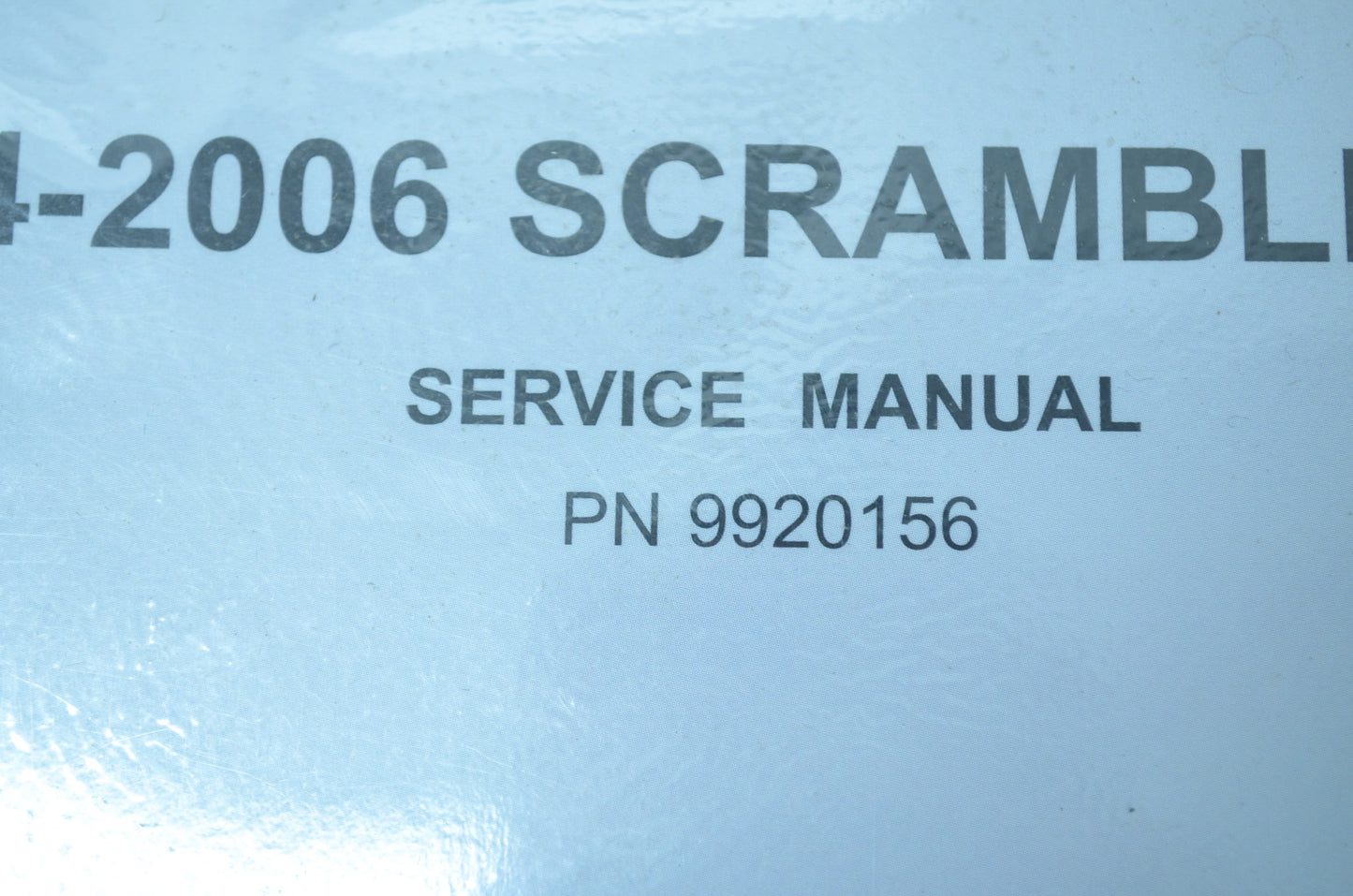 OEM Polaris 9920156 Service Manual 06 Scrambler 500 4X4 NOS