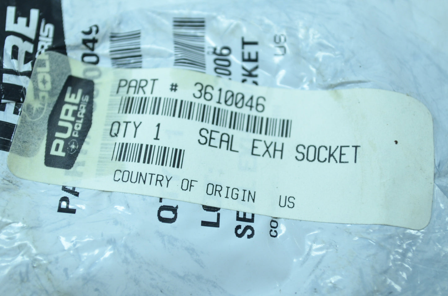 OEM Polaris 3610046 Exhaust Socket Seal NOS