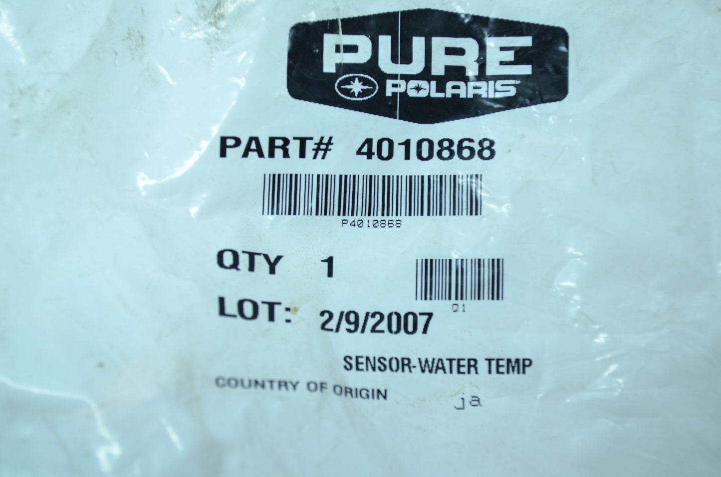 OEM Polaris 4010868 Water Temp Sensor NOS