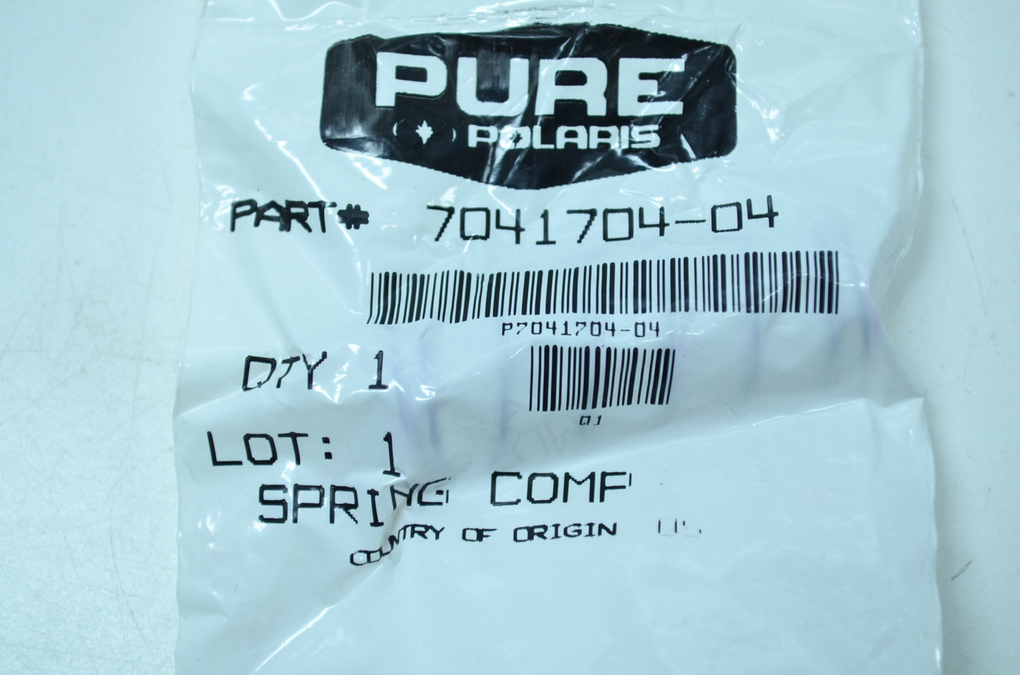 OEM Polaris 7041704-04 Purple Spring NOS