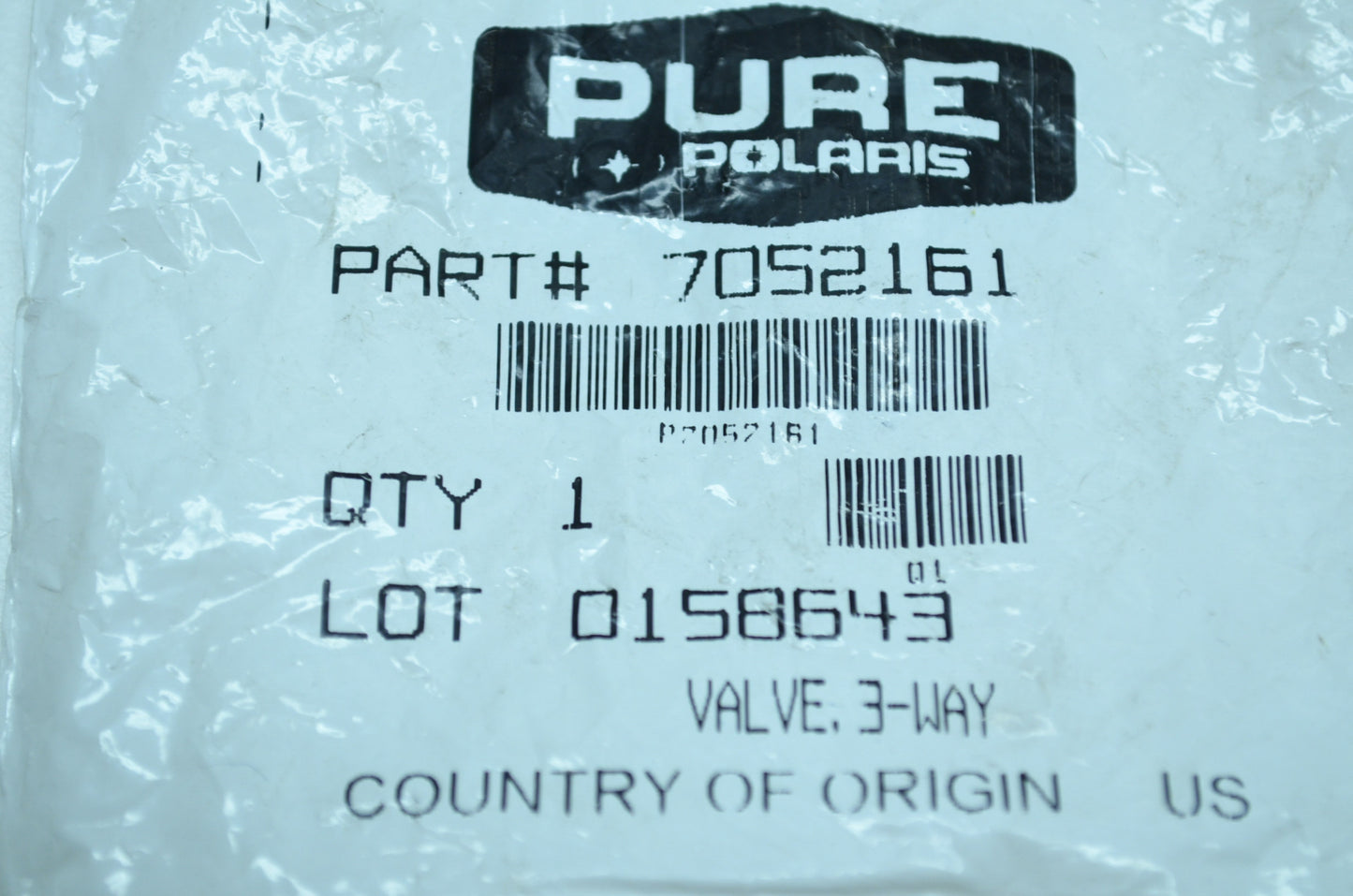 OEM Polaris 7052161 Valve 3-Way NOS