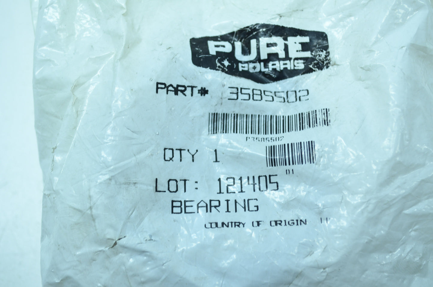 OEM Polaris 3585502 Wheel Bearing 40x74x40mm NOS