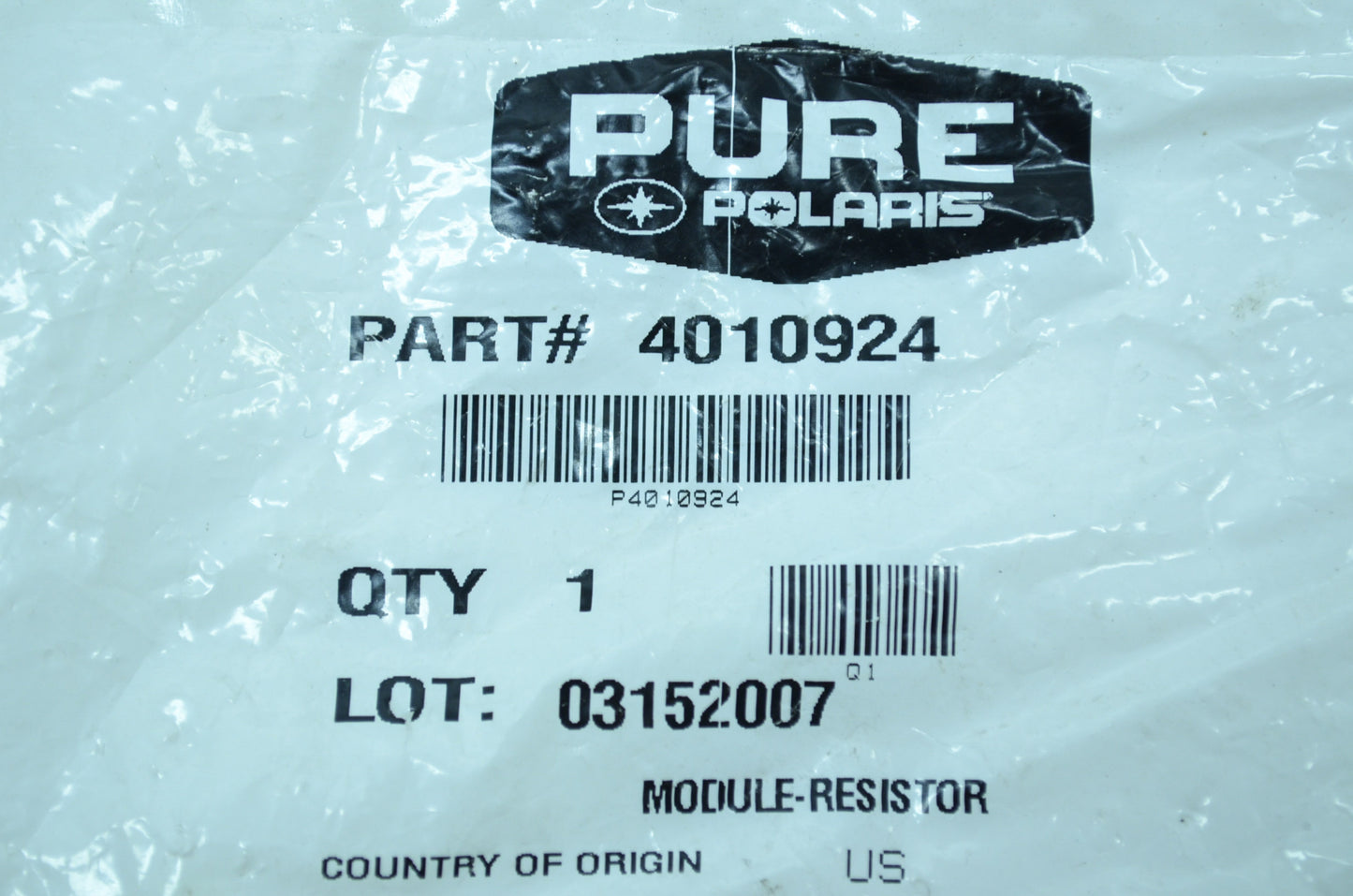 New OEM Polaris Resistor Module 12-14 Sportsman Forest 800 NOS