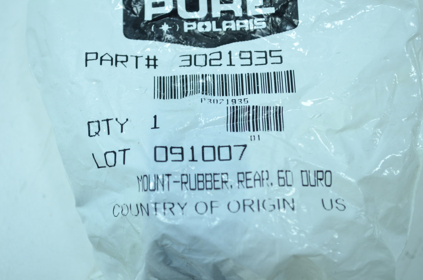OEM Polaris 3021935 Isolator 3/8-24M,3/8-16M NOS