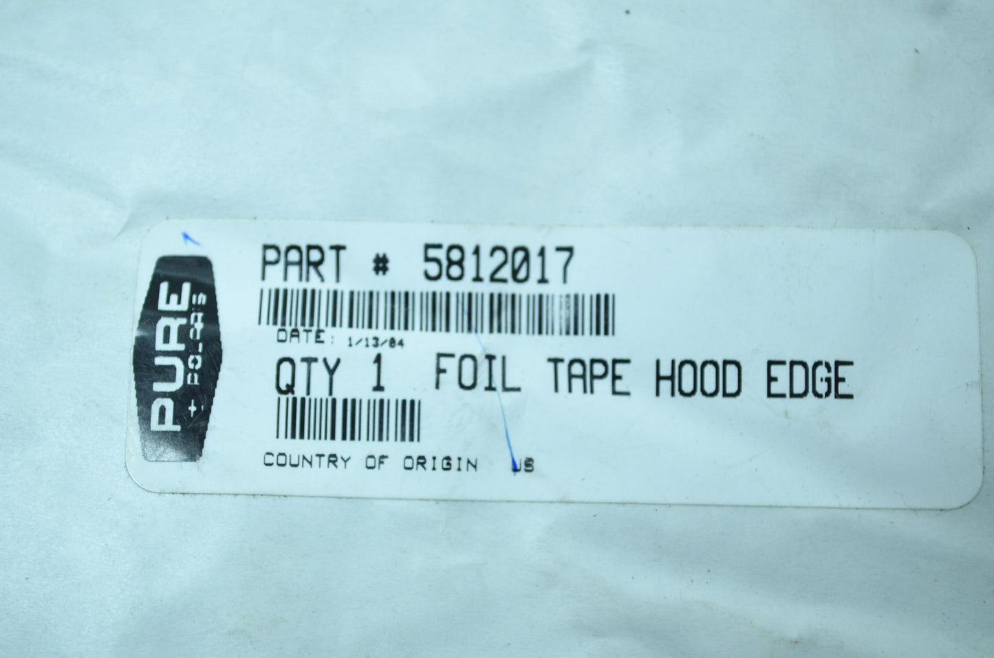 OEM Polaris 5812017 Right Tape Foil NOS