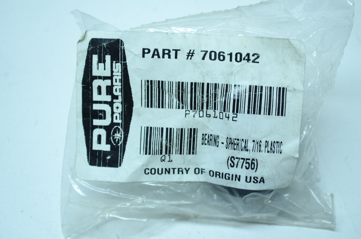 New OEM Polaris 7061042 Plastic Spherical Bearing 7/16 NOS