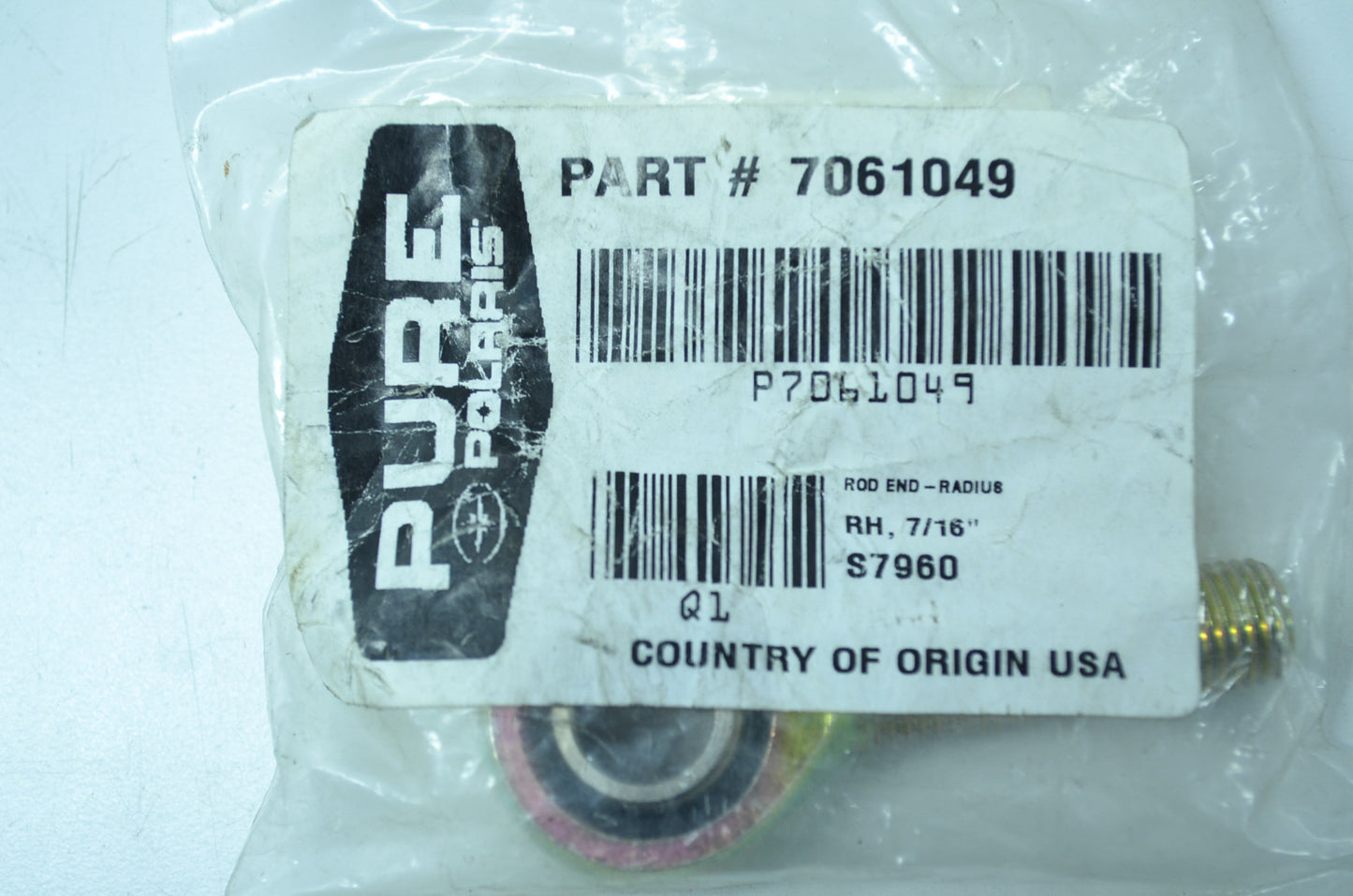 OEM Polaris 7061049 Right Radius Rod End 7/16" NOS