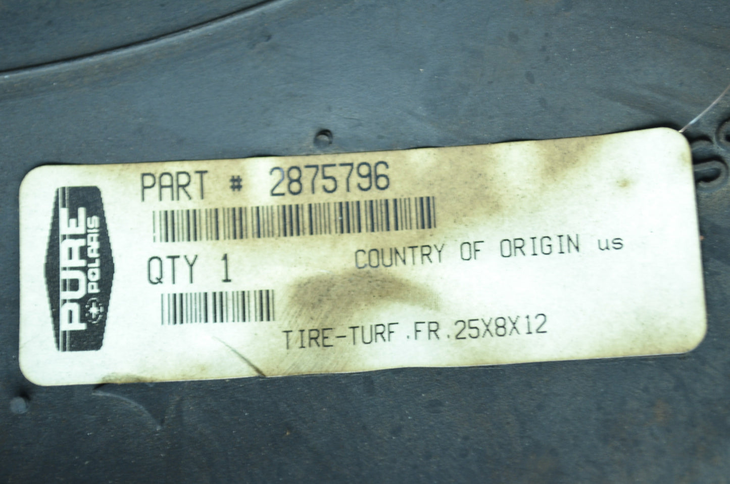 NEW OEM Polaris Load Boss Tire AT25x8-12 Sportsman Ranger 2875796 NOS