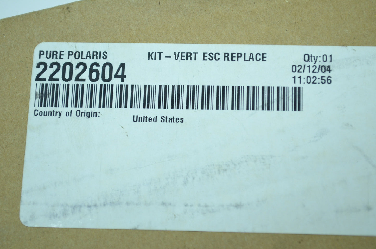 OEM Polaris 2202604 Black Steering Post Weldment NOS