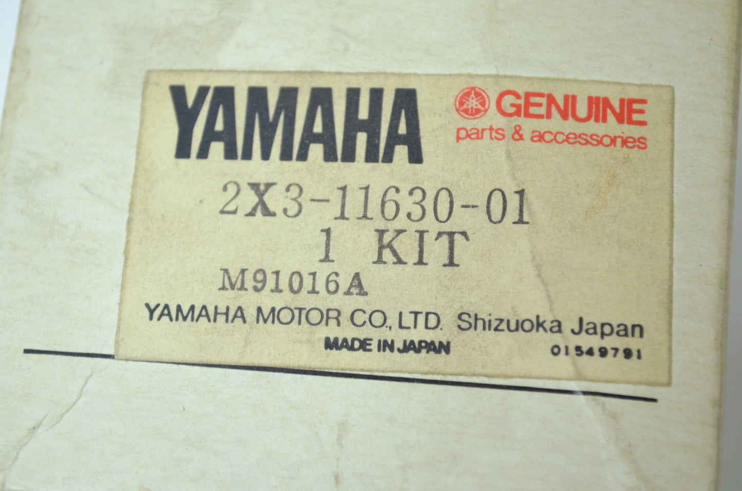 OEM Yamaha 2X3-11630-01-00 Piston Standard 1978-1980 YZ125 NOS