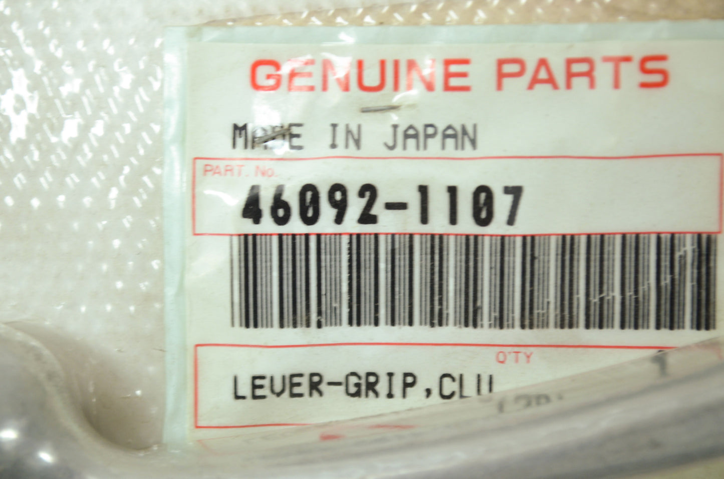 OEM Kawasaki 46092-1107 Lever Grip Grip NOS