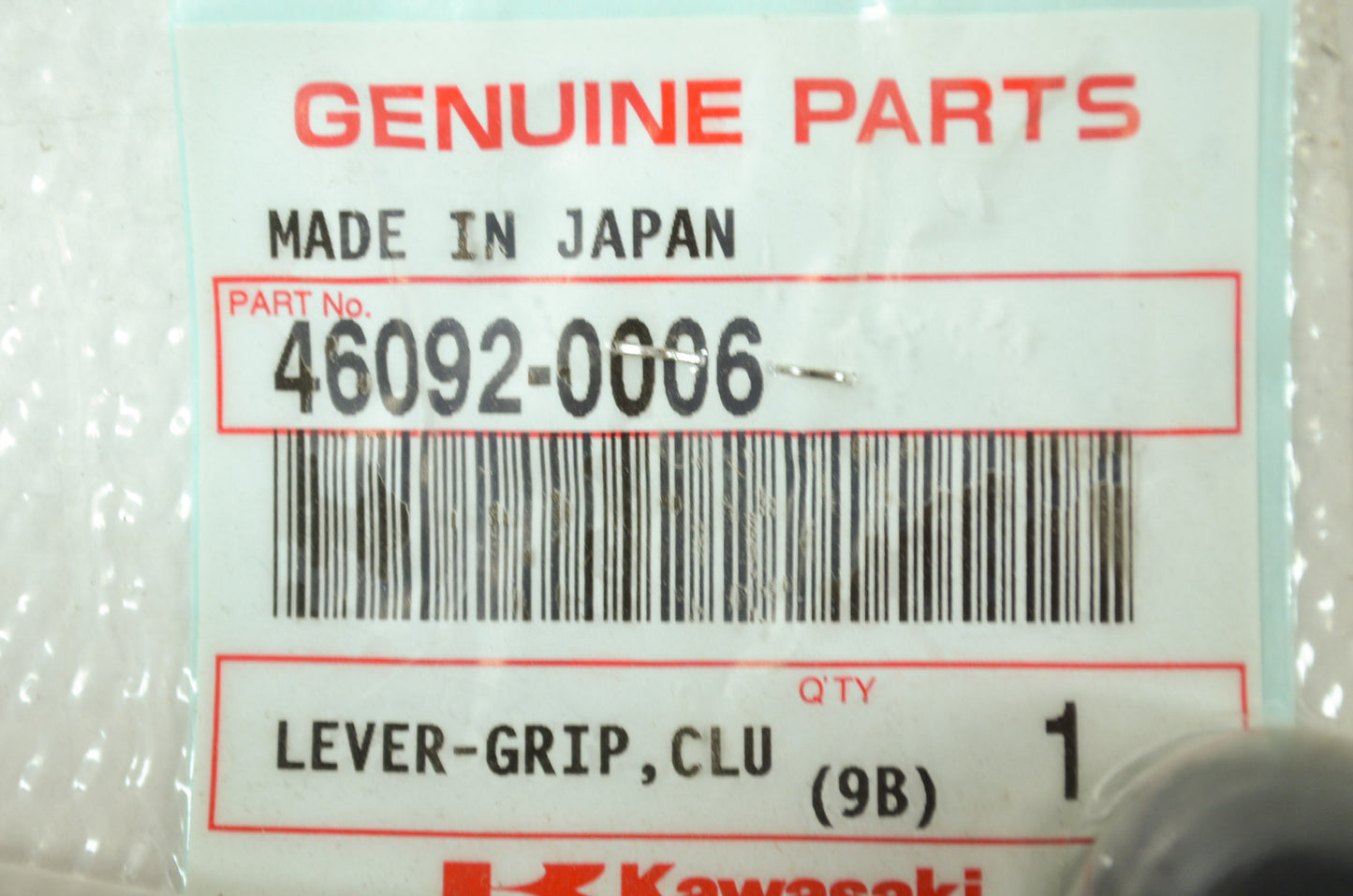 OEM Kawasaki 46092-0006 Lever Grip Grip NOS