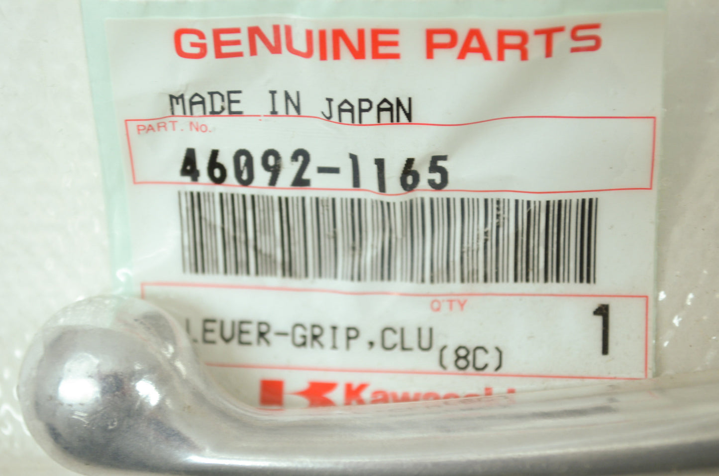 New OEM Kawasaki 46092-1165 Lever Grip Grip NOS