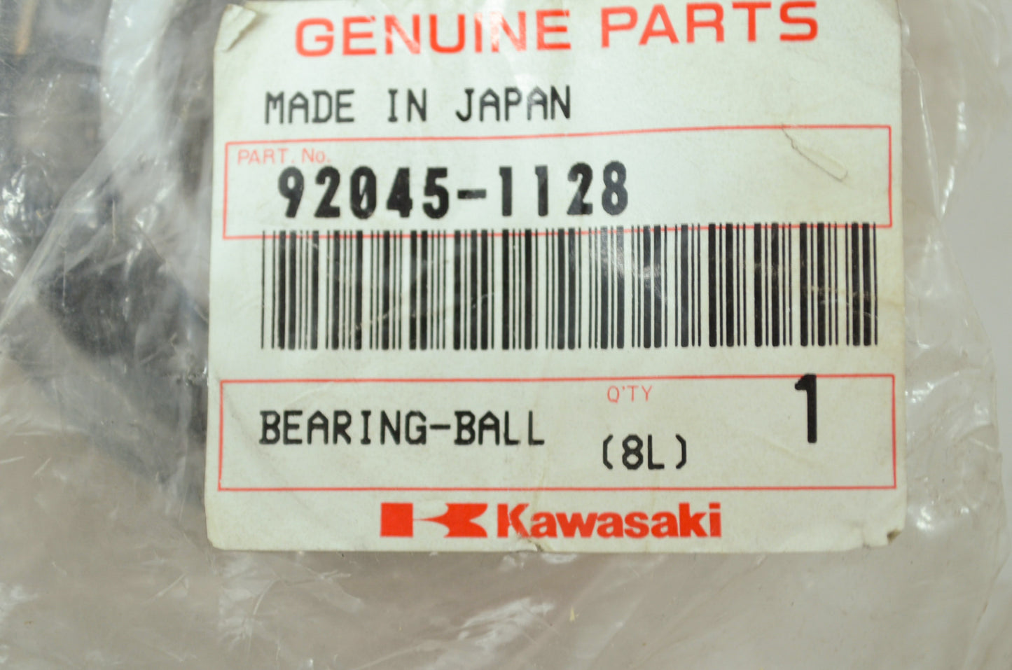 OEM Kawasaki 92045-1128 Ball Bearing NOS