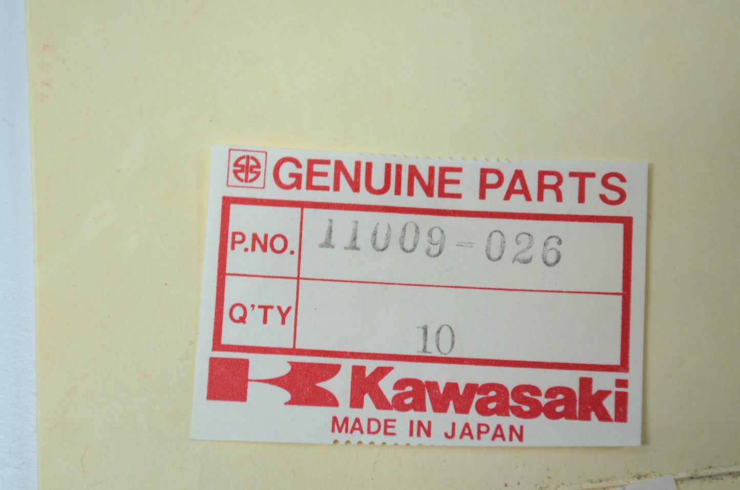 OEM Kawasaki 11009-026 Cylinder Base Gasket NOS