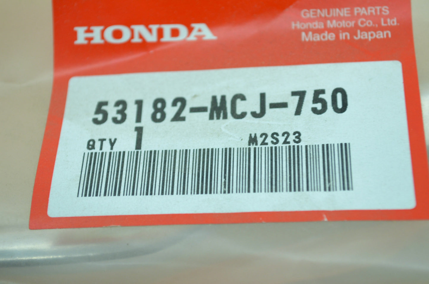 OEM Honda 53182-MCJ-750 Left Handle Lever NOS