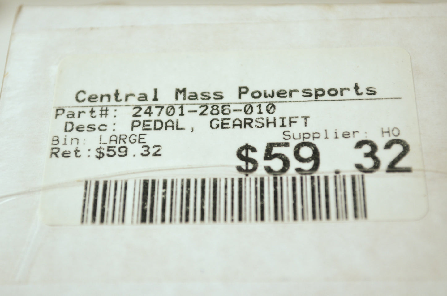 OEM Honda 24701-286-010 Gearshift Pedal NOS