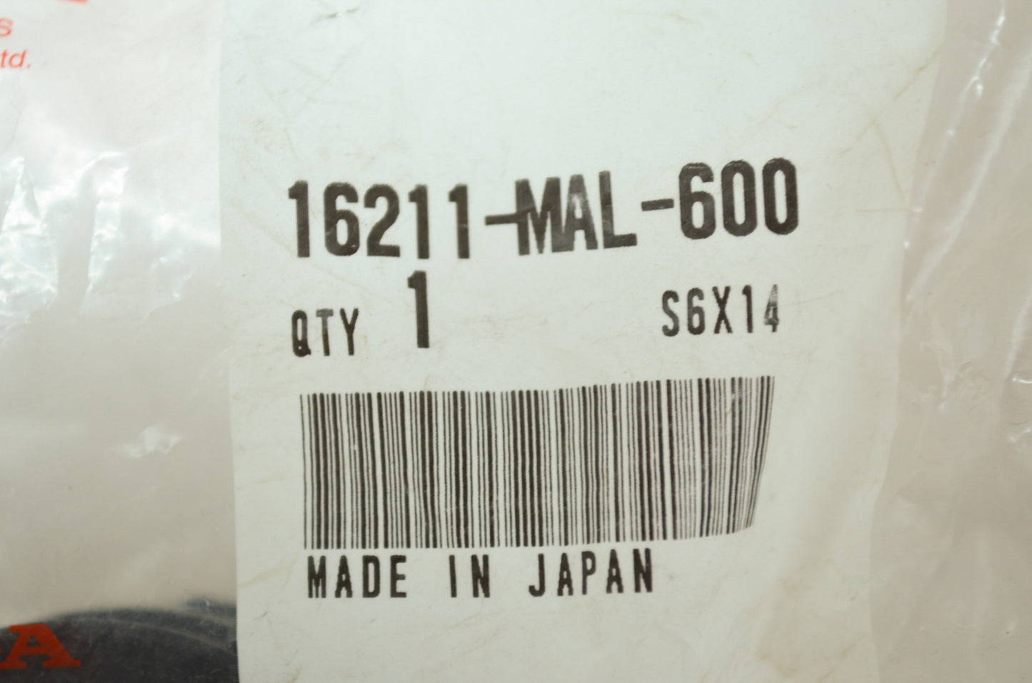 OEM Honda 16211-MAL-600 Carburetor Insulator NOS