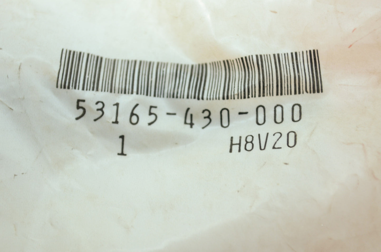 OEM Honda 53165-430-000 Right Handle Grip NOS