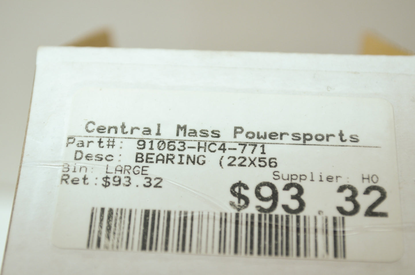 OEM Honda 91063-HC4-771 Bearing 22x56x16 NOS
