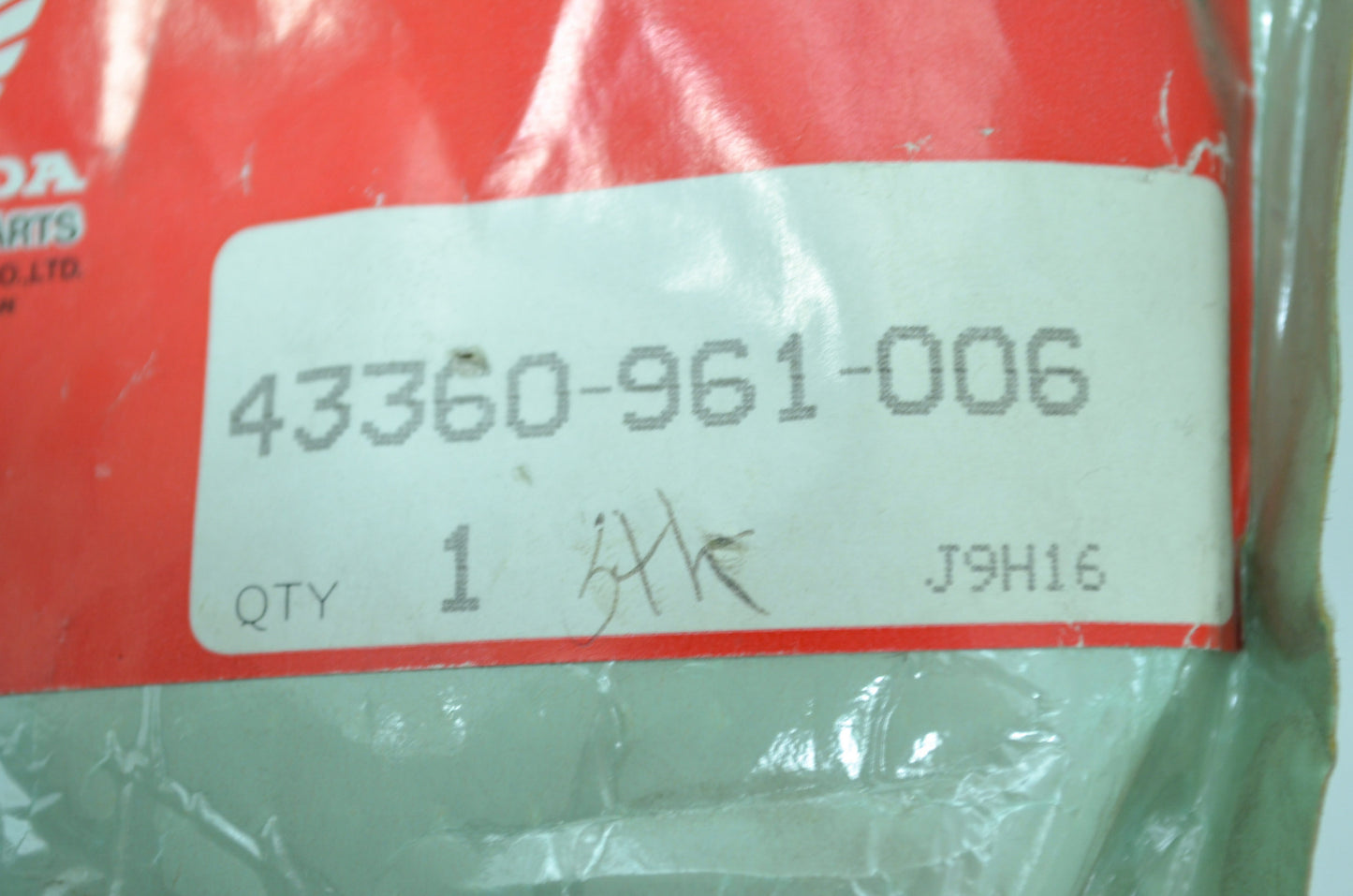 OEM Honda 43360-961-006 Parking Brake NOS