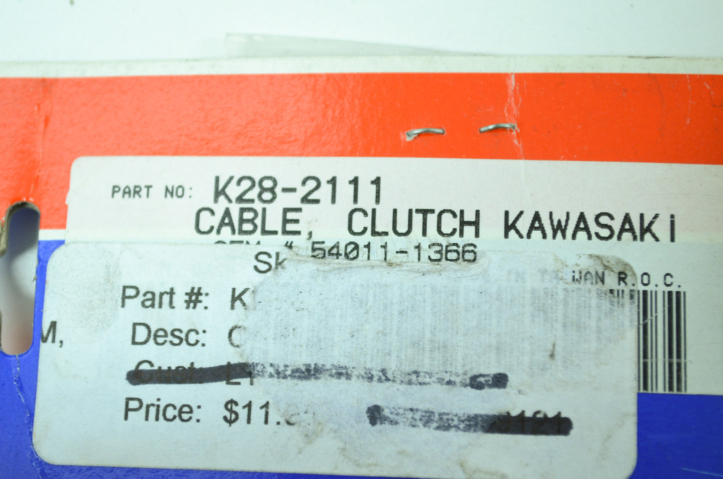 NEW Kawasaki Clutch Cable 1997-1998 KX125 54011-1366 NOS