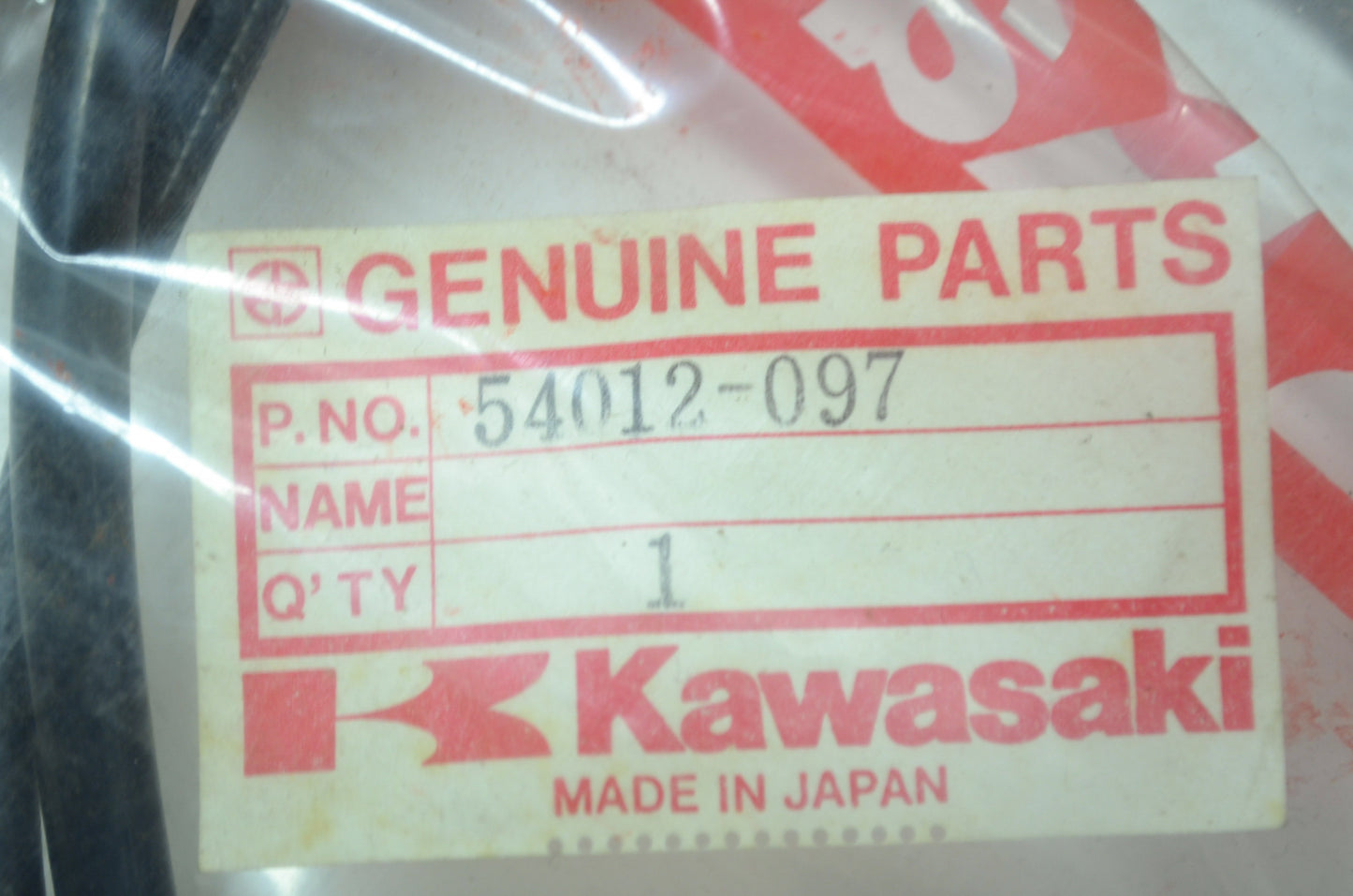 OEM Kawasaki 54012-097 Combination Cable NOS