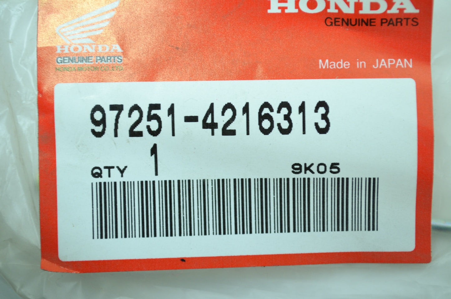 OEM Honda 97251-4216313 Spoke B NOS