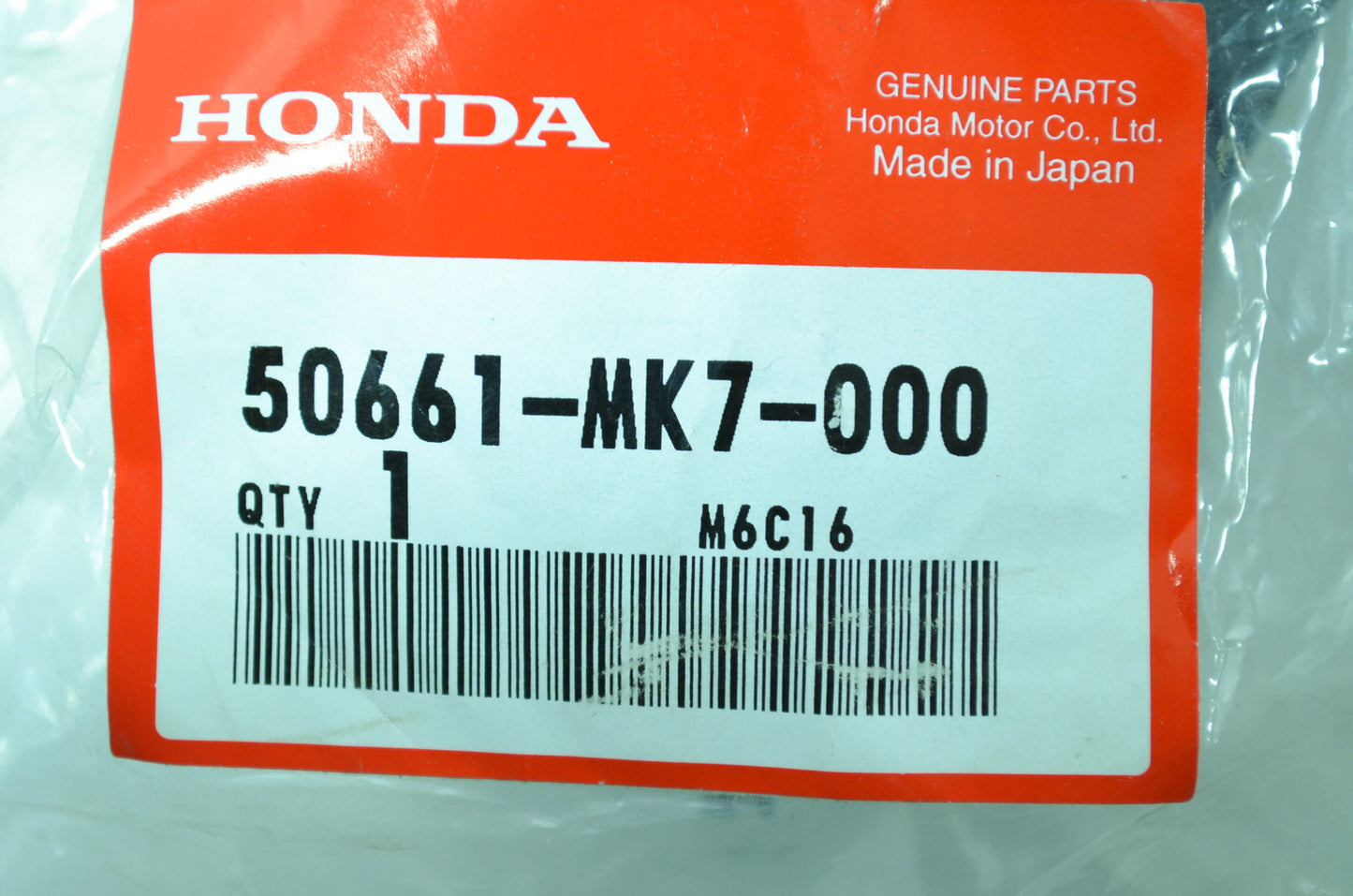 OEM Honda 50661-MK7-000 Main Step Rubber NOS