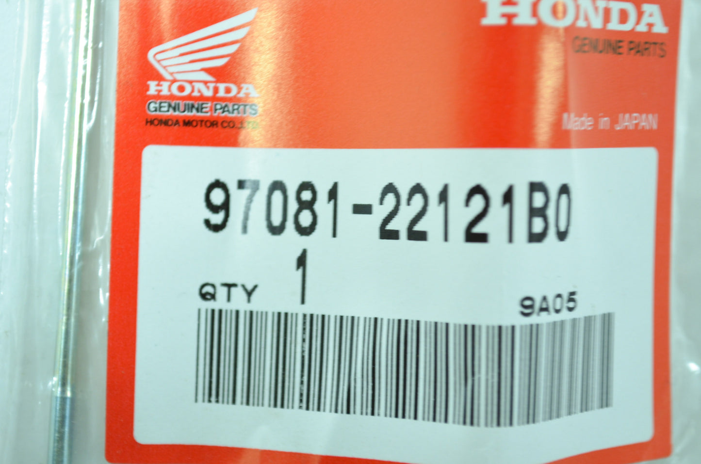 OEM Honda 97081-22121B0 Spoke B 12X140 5 NOS