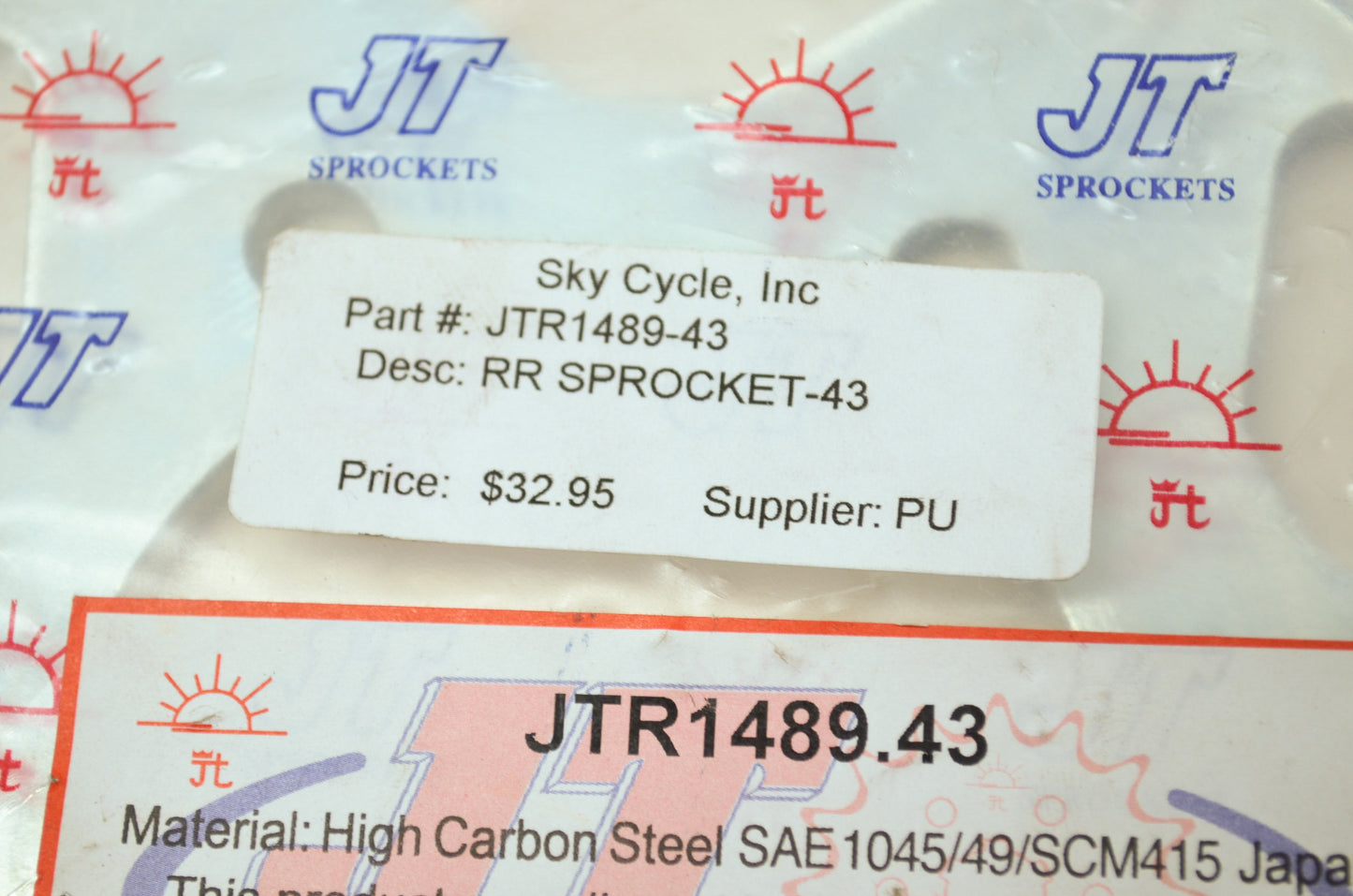 NEW JT Sprockets Kawasaki Sprocket 43T Ninja ZX-7R ZX750 KLZ1000 JTR1489.43 NOS