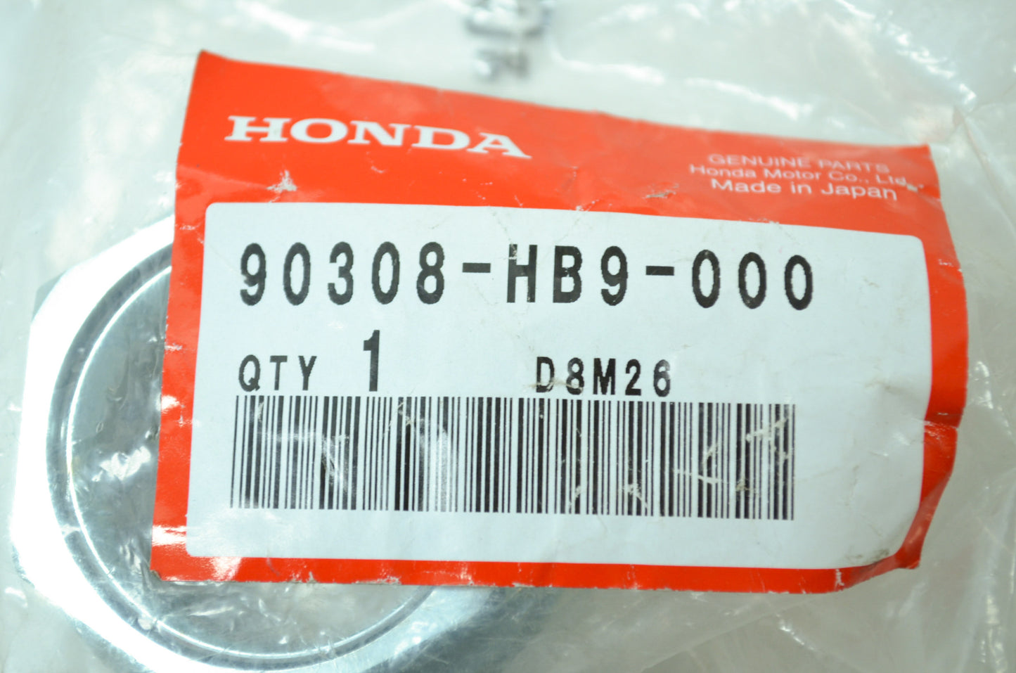 OEM Honda 90308-HB9-000 Rear Axle Nut B NOS