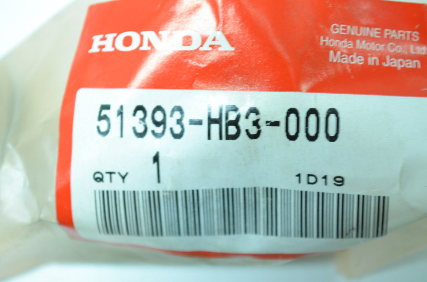 OEM Honda 51393-HB3-000 Front Arm Bushing NOS