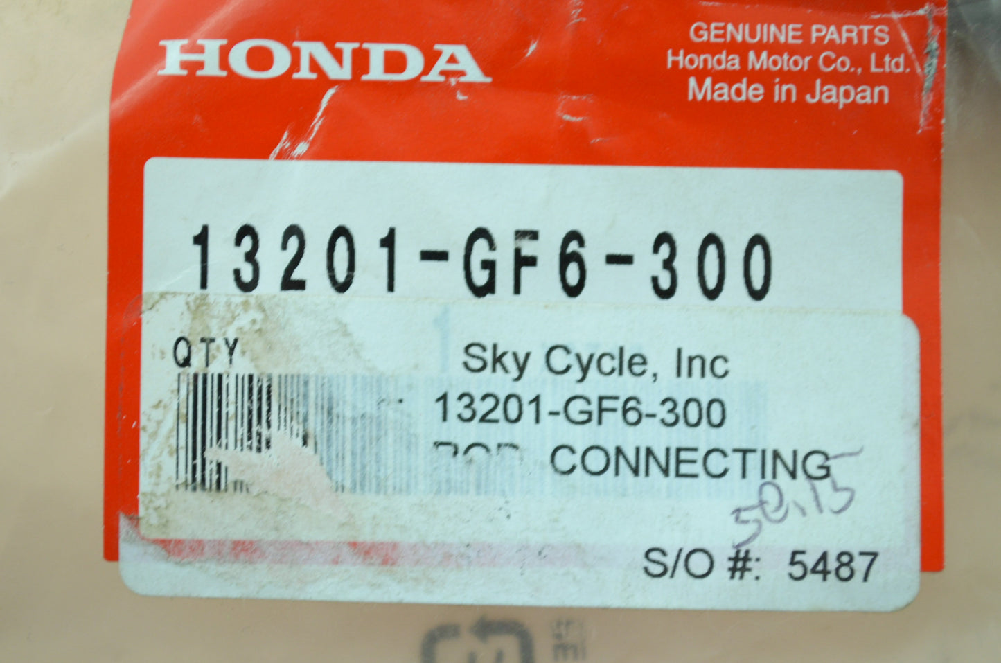 OEM Honda 13201-GF6-300 Connecting Rod NOS