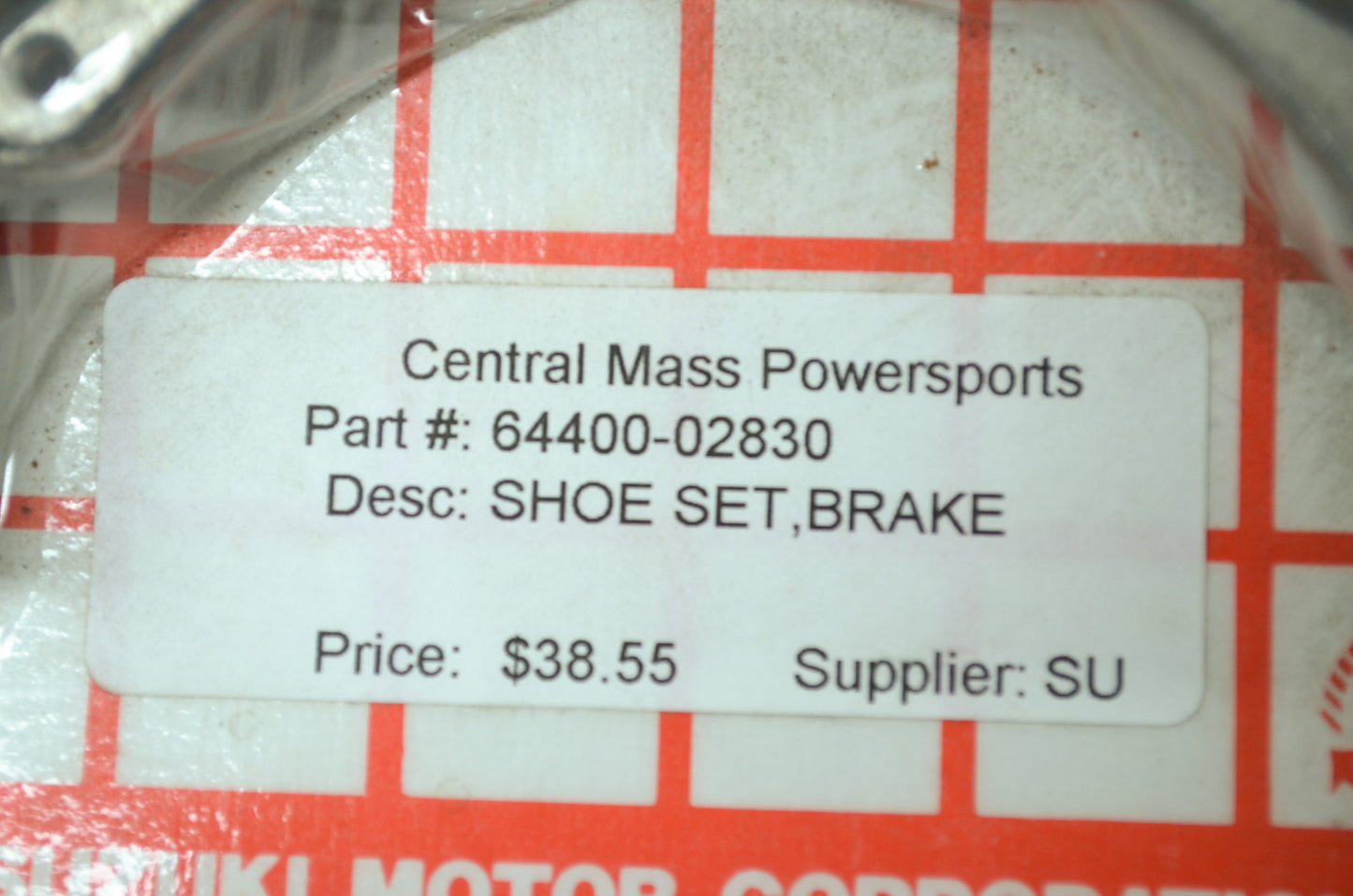 OEM Suzuki 64400-02830 Brake Shoe Set NOS