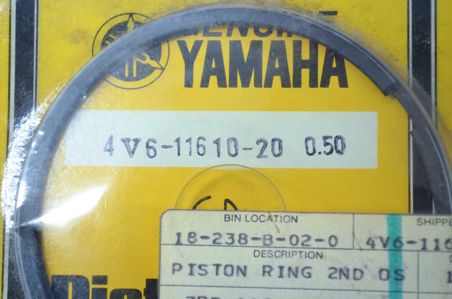 OEM Yamaha 4V6-11610-20-00 Piston Ring Set 2 NOS