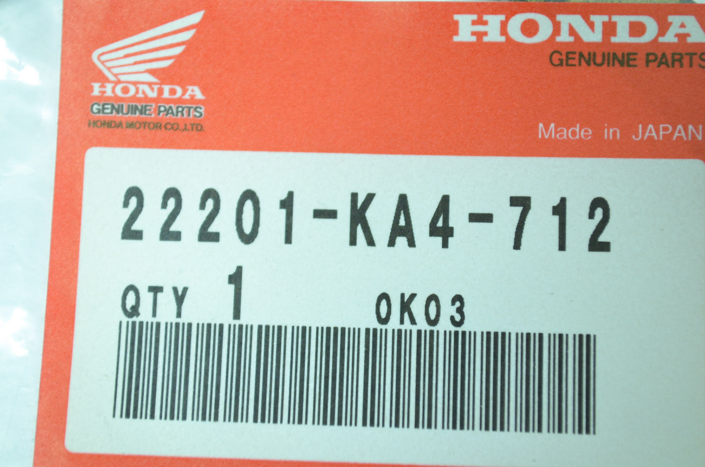OEM Honda 22201-KA4-712 Clutch Friction Disk NOS