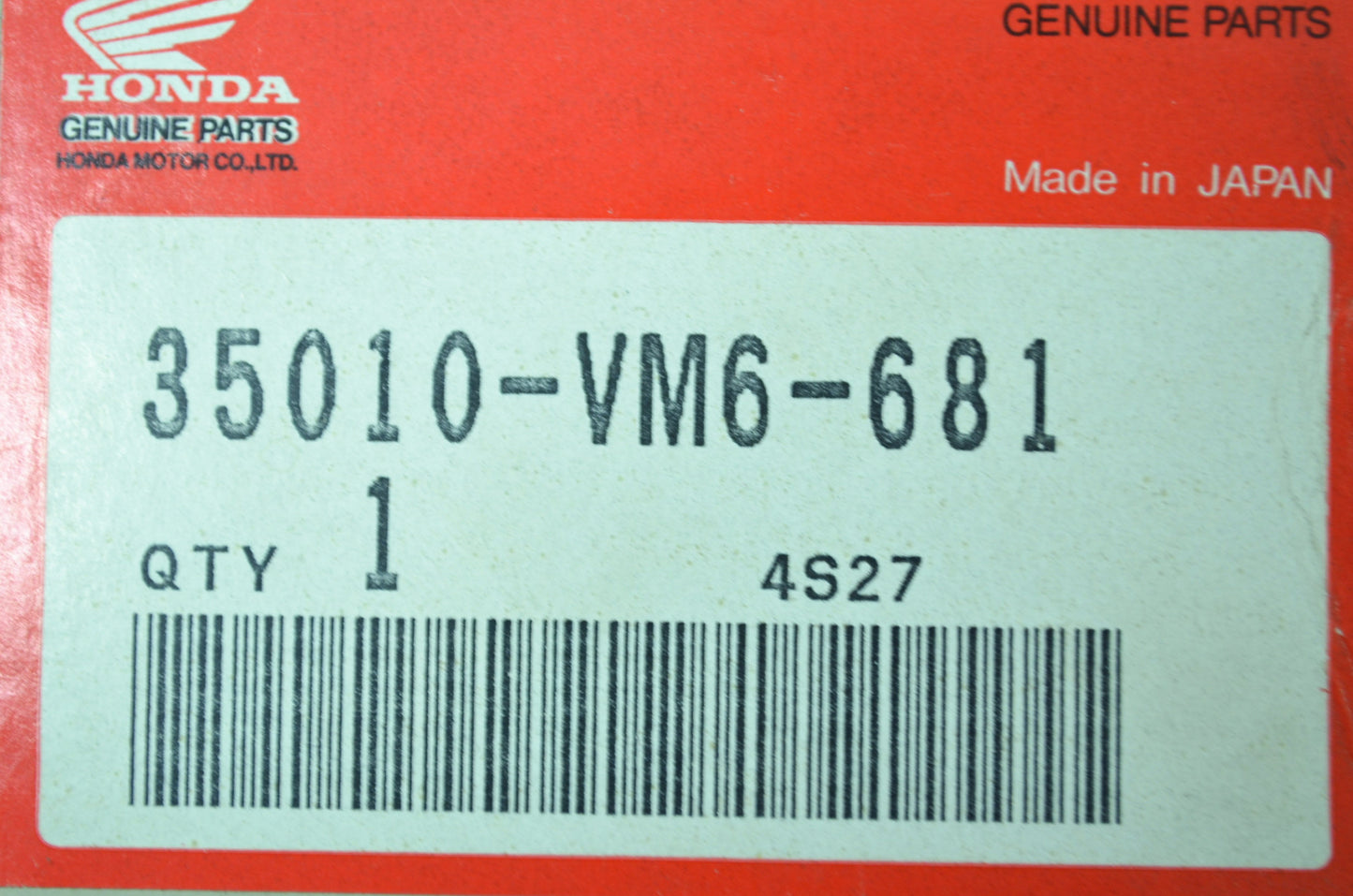 OEM Honda 35010-VM6-681 Lock Set NOS