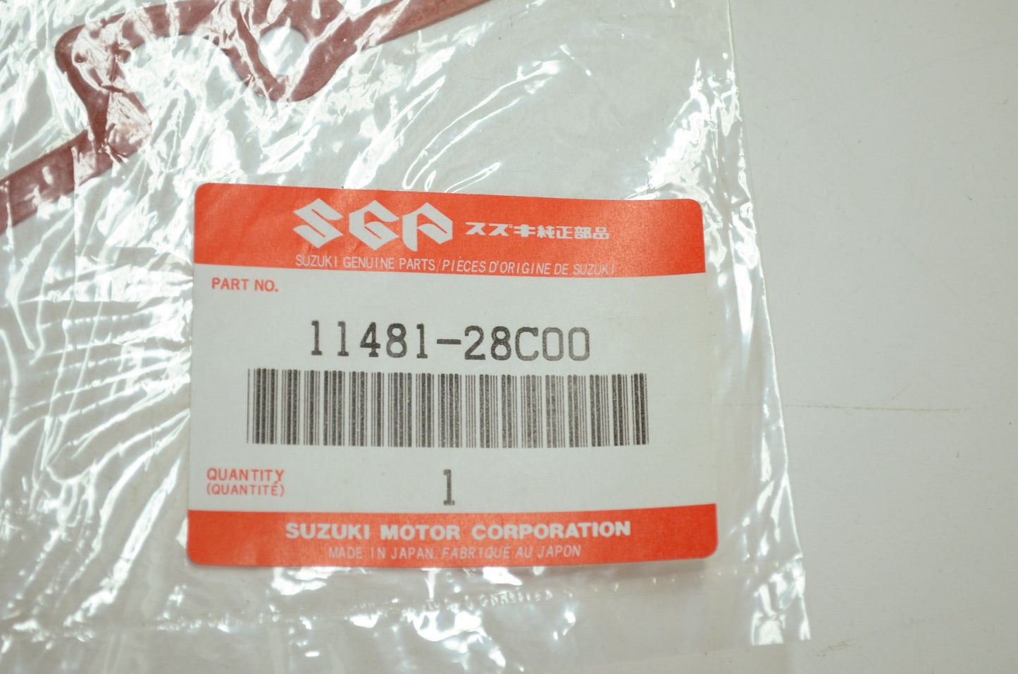 OEM Suzuki 11481-28C00 Crankcase Gasket NOS