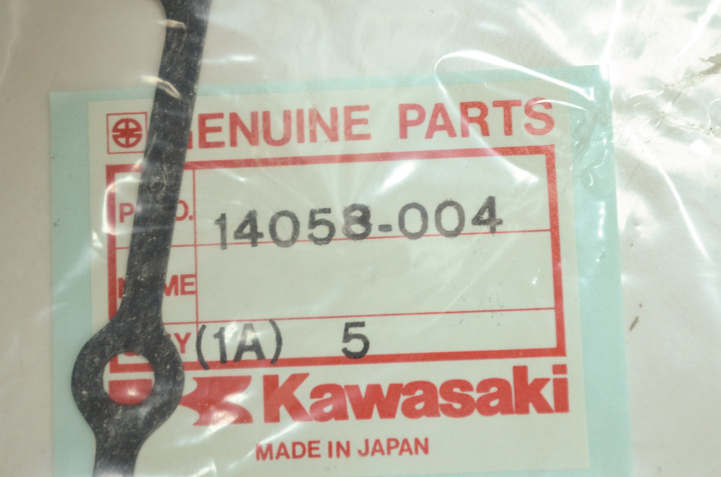 OEM Kawasaki 14058-004 Transmission Cover Gasket NOS