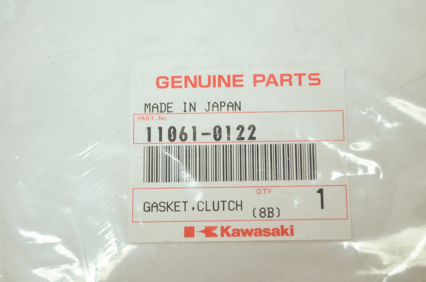 OEM Kawasaki 11061-0122 Clutch Cover Gasket NOS