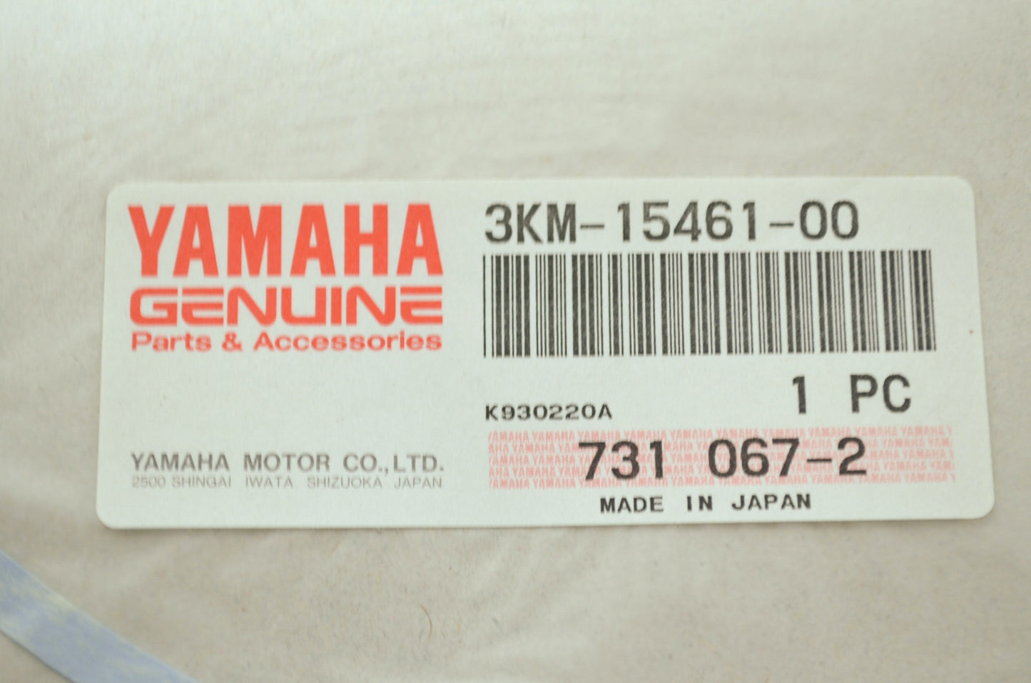OEM Yamaha 3KM-15461-00-00 Crankcase Cover Gasket NOS