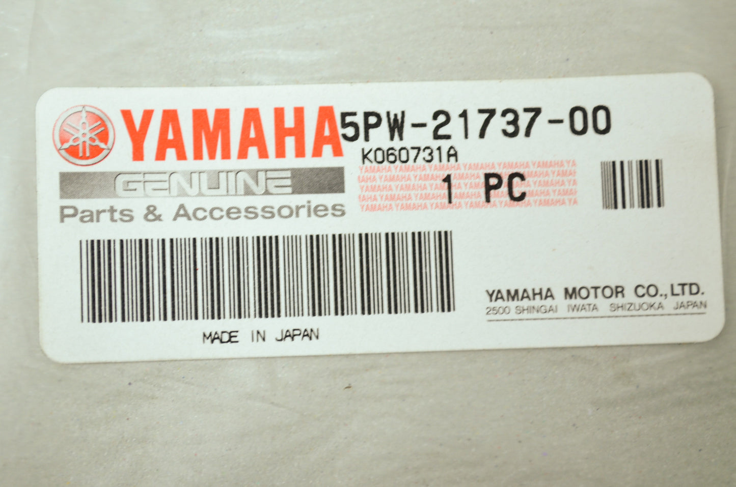 OEM Yamaha 5PW-21737-00-00 Emblem NOS