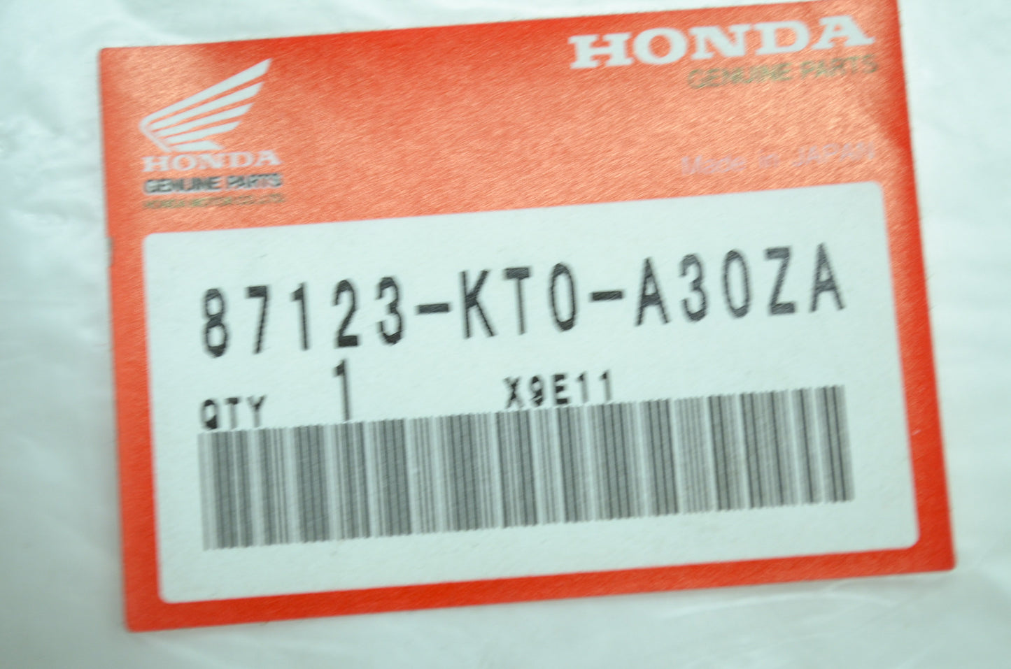 OEM Honda 87123-KT0-A30ZA Type 1 Right Mark NOS