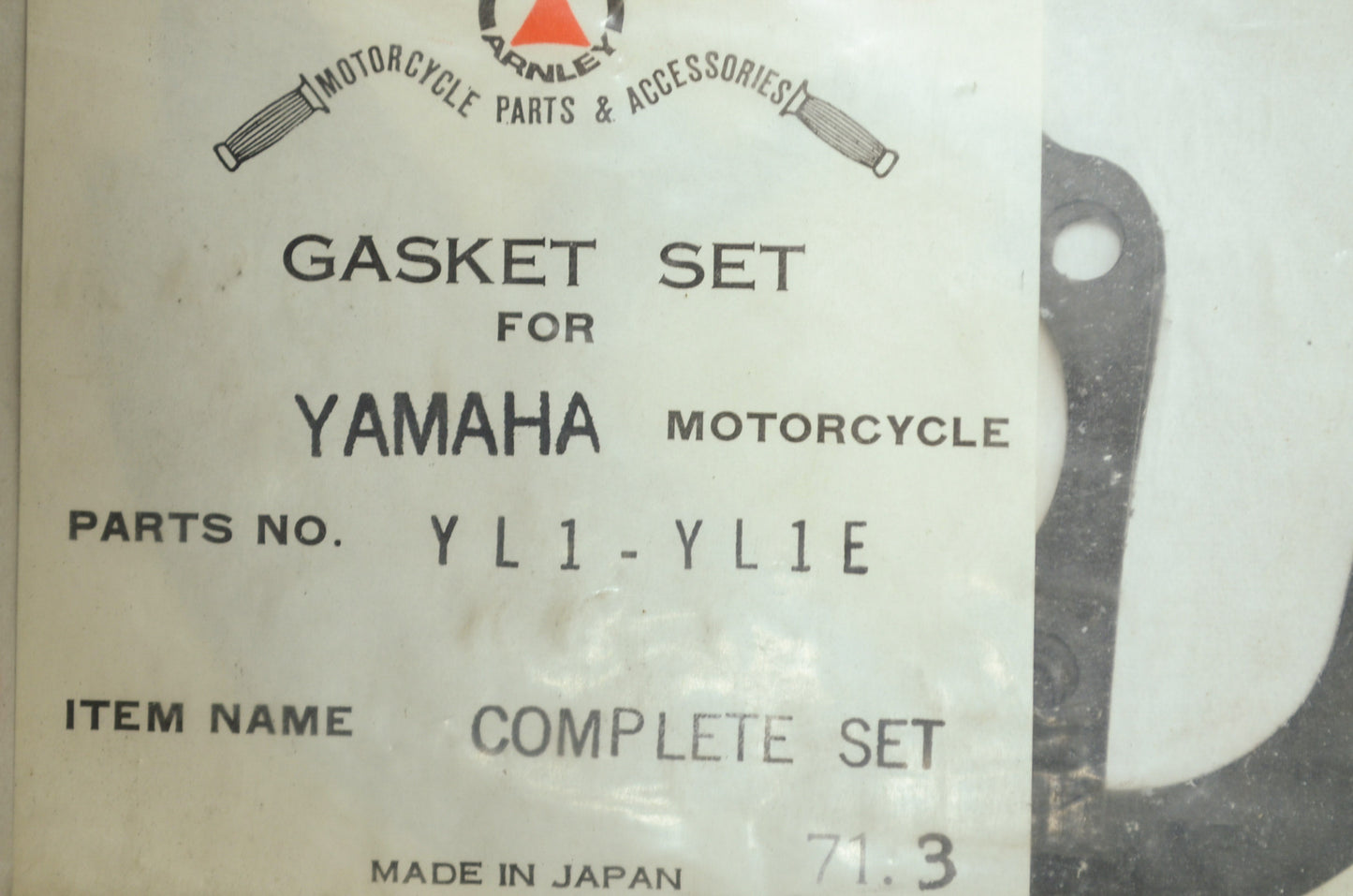 NEW Beck Arnley Yamaha Gasket Kit YL1-YL1E NOS