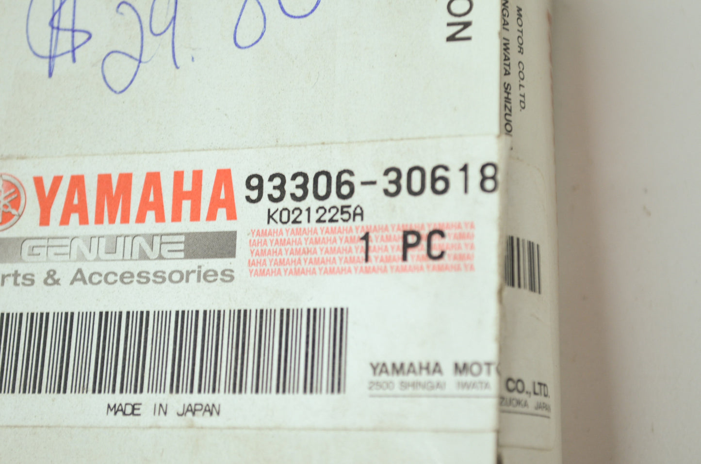 OEM Yamaha 93306-30618-00 Bearing NOS