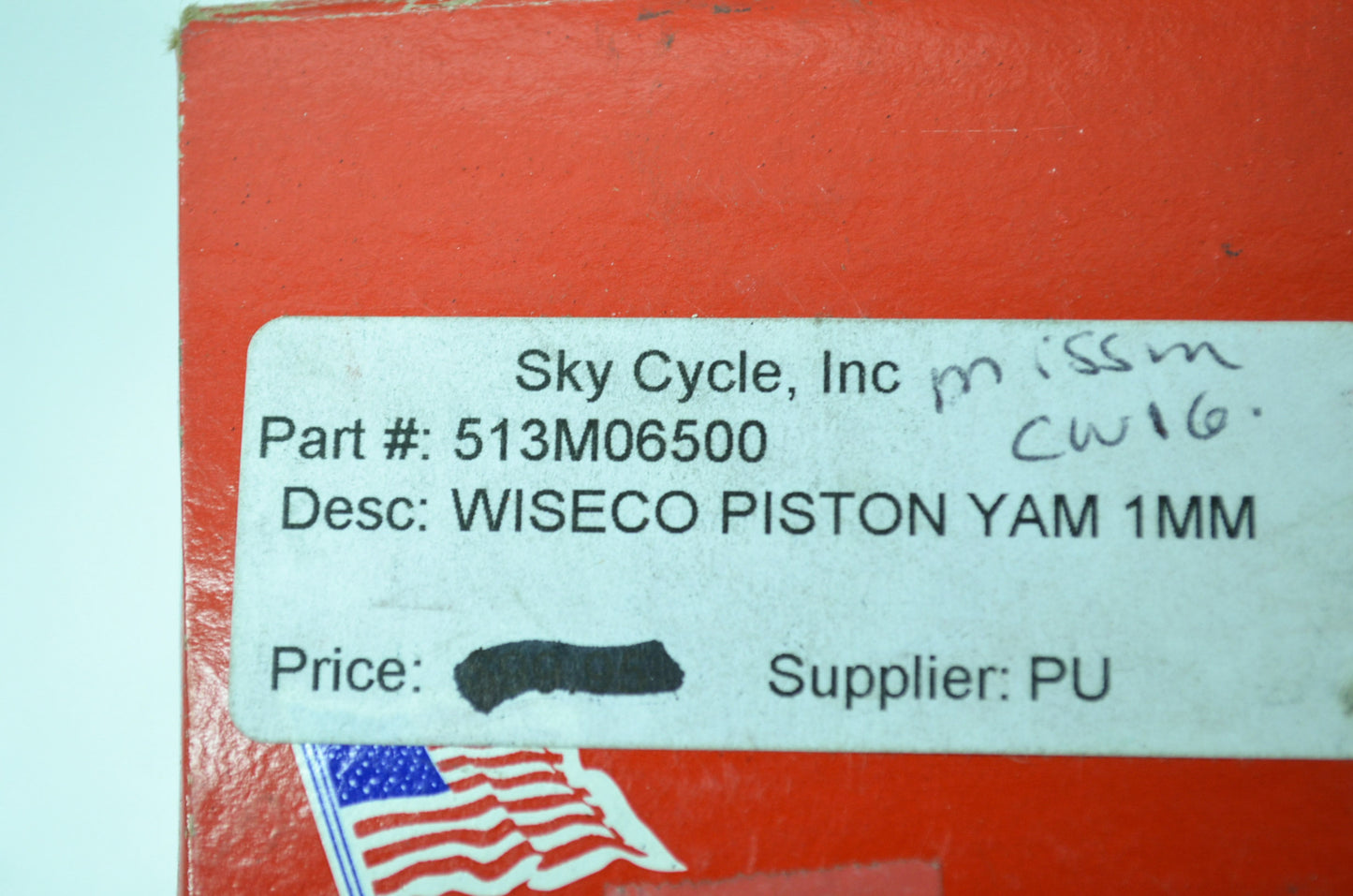 NEW Wiseco Yamaha Piston Set 1.0 mm OS 513M06500 NOS