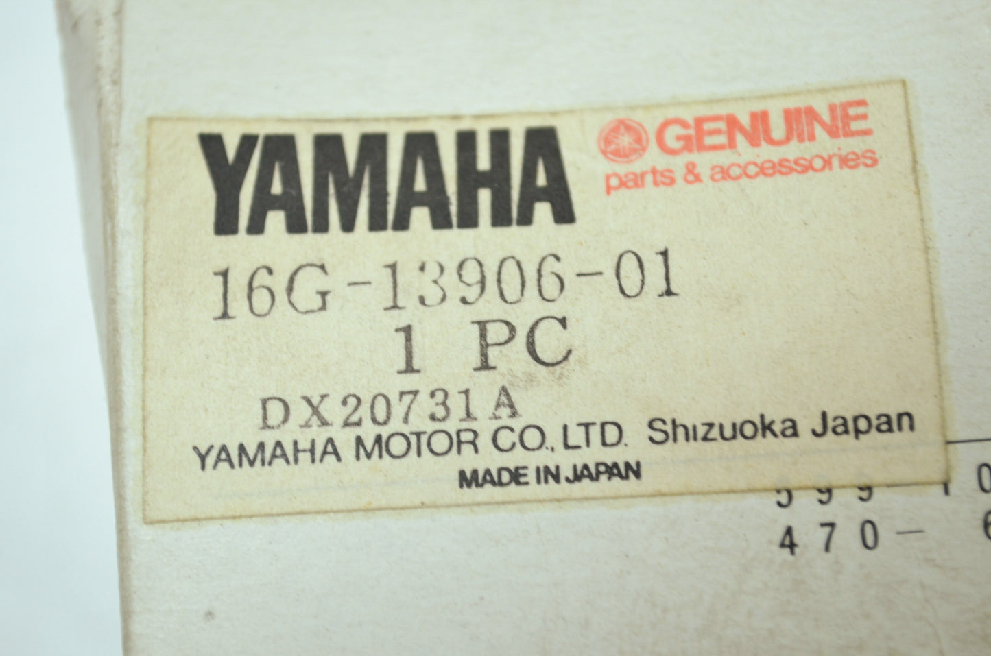 NEW OEM Yamaha Pressure Regulator 16G-13906-01-00 NOS