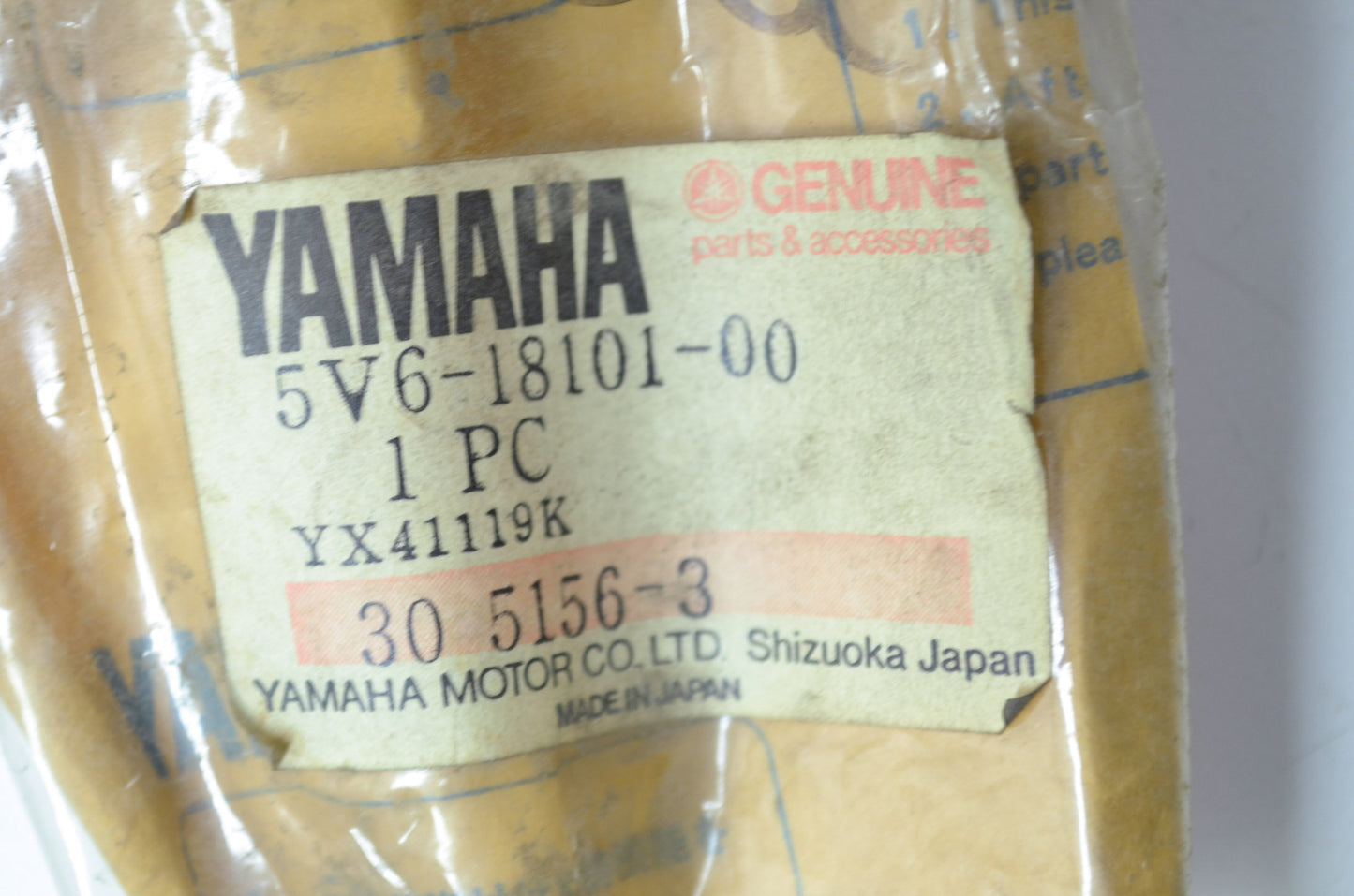 OEM Yamaha 5V6-18101-00-00 Shift Shaft Assembly NOS