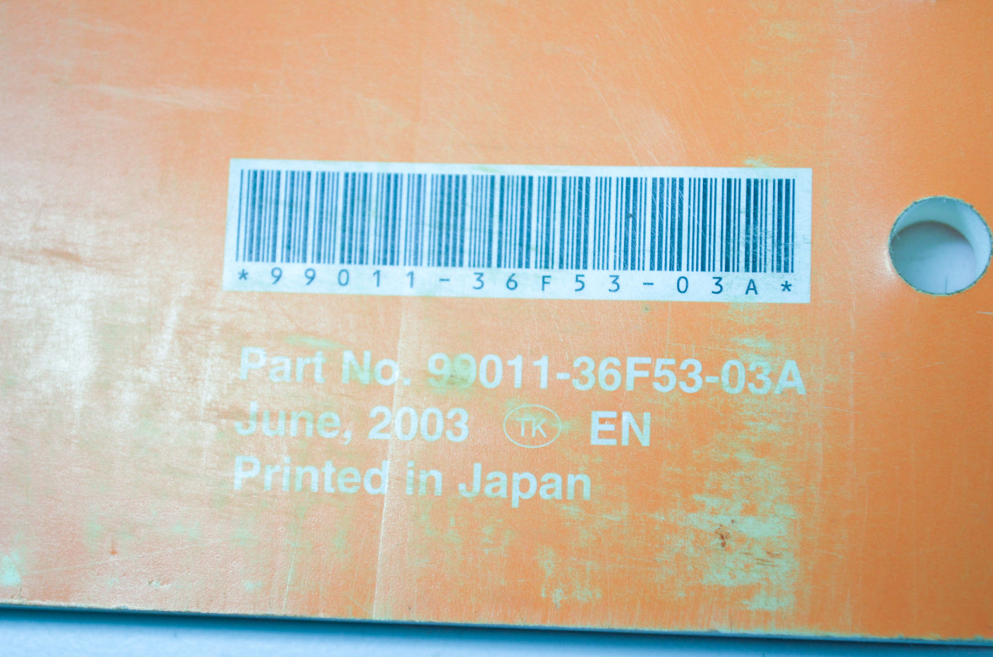 OEM Suzuki 99011-36F53-03A Owner's & Service Manual RM125K4 20